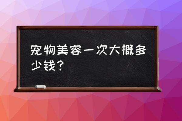 张家口乐趣宠物美容怎么样 宠物美容一次大概多少钱？