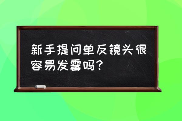 单反镜头上霉斑正常吗 新手提问单反镜头很容易发霉吗？