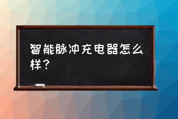 脉冲充电器有风扇吗 智能脉冲充电器怎么样？