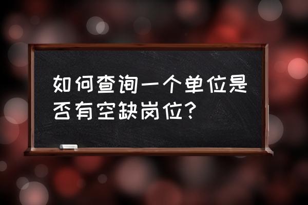 腾讯内推内部流程 如何查询一个单位是否有空缺岗位？