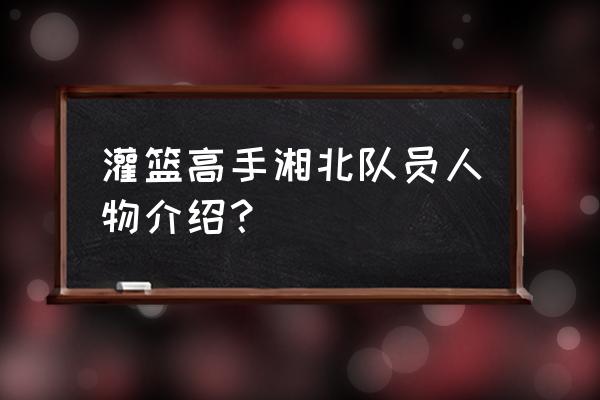 灌篮高手安田靖春照片 灌篮高手湘北队员人物介绍？