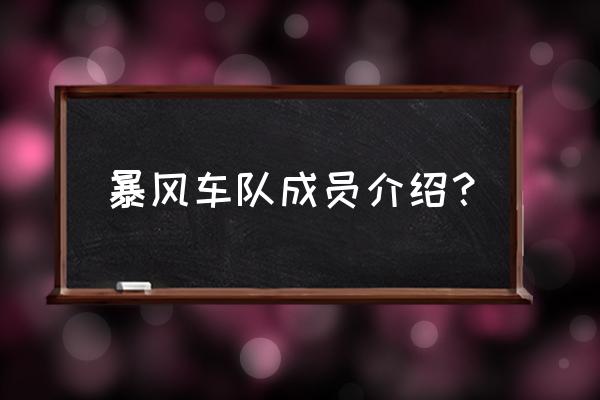 漫画台黑金会员和白金会员怎么用 暴风车队成员介绍？