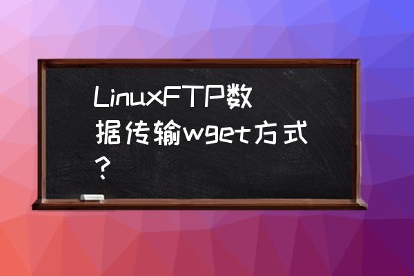 linux开发板ftp安装 LinuxFTP数据传输wget方式？