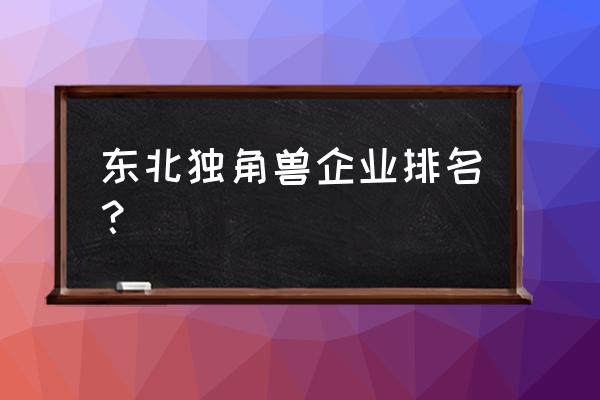 中科图新地球怎么下载啊 东北独角兽企业排名？