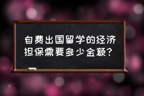 英国签证担保金需要多少钱 自费出国留学的经济担保需要多少金额？