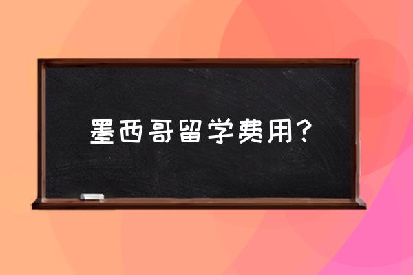 墨西哥旅游险值得买吗 墨西哥留学费用？