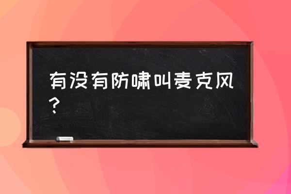 防啸叫抑制器安装在哪里 有没有防啸叫麦克风？