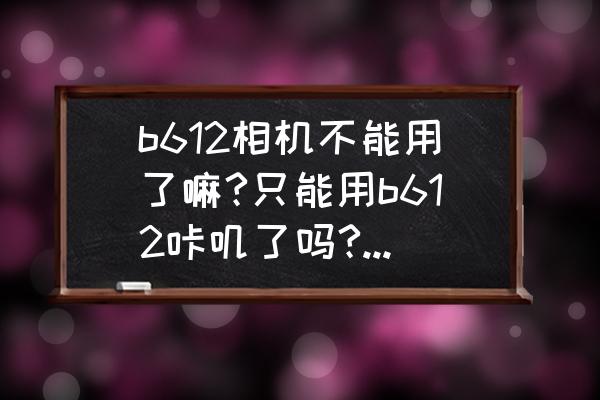 b612咔叽怎么设置成默认应用 b612相机不能用了嘛?只能用b612咔叽了吗?感觉不更新之前的好用但是手机打不开了？