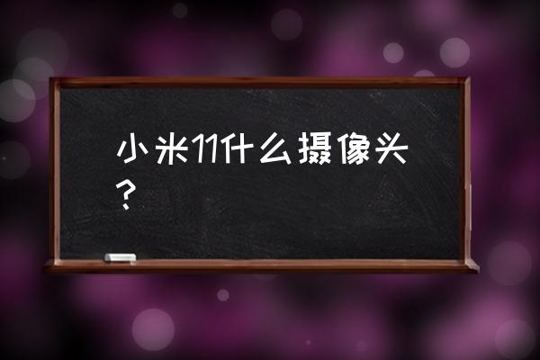 小米11相机超级微距怎么用 小米11什么摄像头？