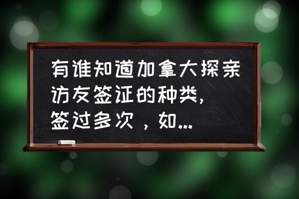 加拿大探亲签证申请一般多久下来 有谁知道加拿大探亲访友签证的种类, 签过多次，如果续办，可以签到有效期多久的？有啥特别方便的捷径吗？