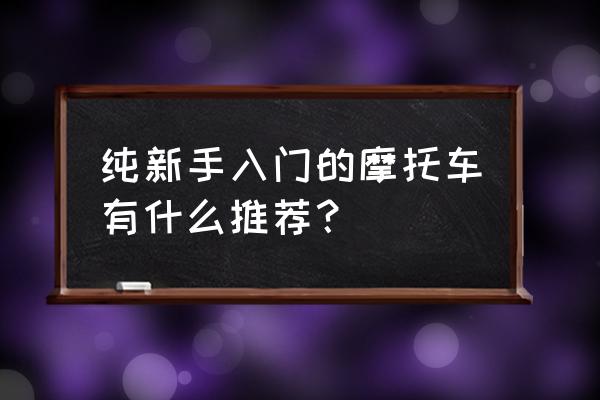 上古卷轴5适合新手的职业 纯新手入门的摩托车有什么推荐？