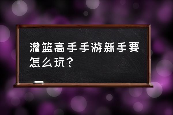 灌篮高手手游藤真满级要花多少钱 灌篮高手手游新手要怎么玩？